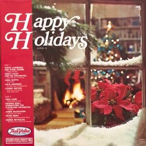 Various Artists Happy Holidays Christmas Music Vinyl Lp '74